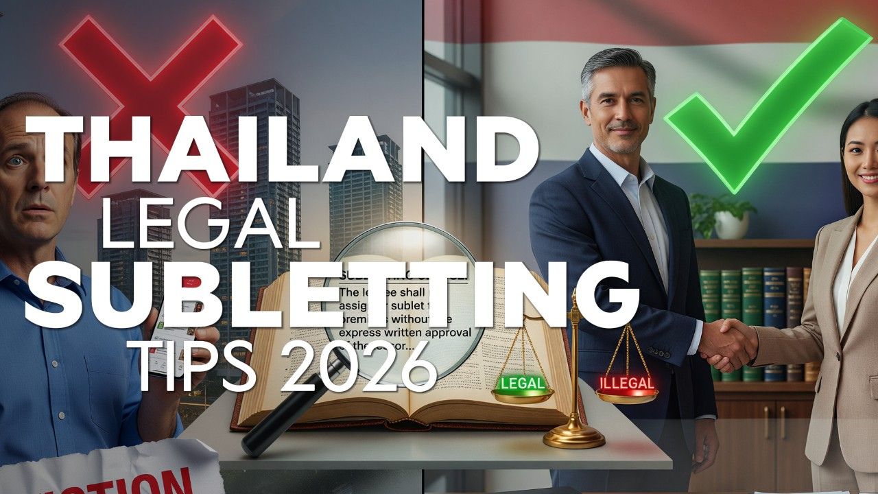 Subletting in Thailand : Legality and Practical Tips 2026