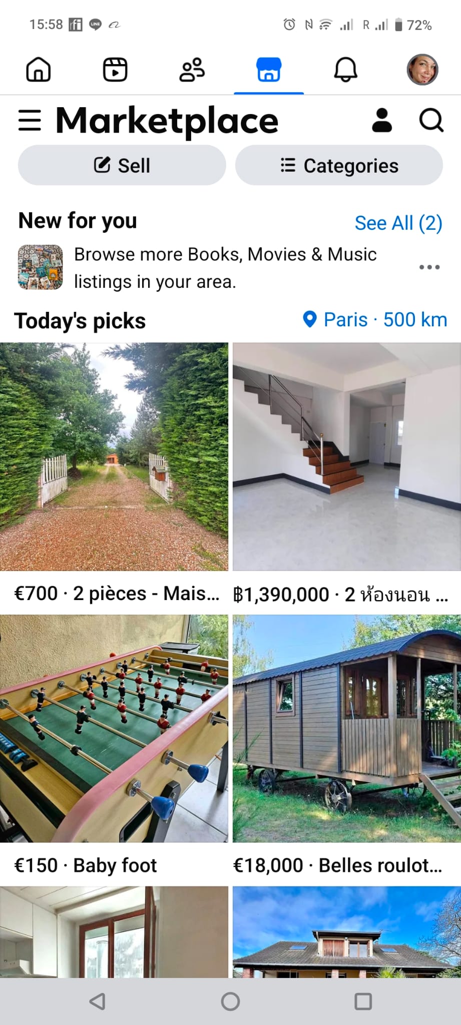 Facebook Marketplace Thailand Screenshot