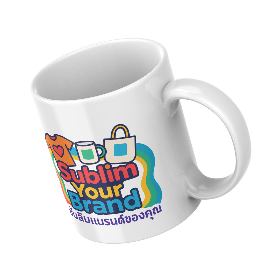 Custom Sublimation Mug1 White